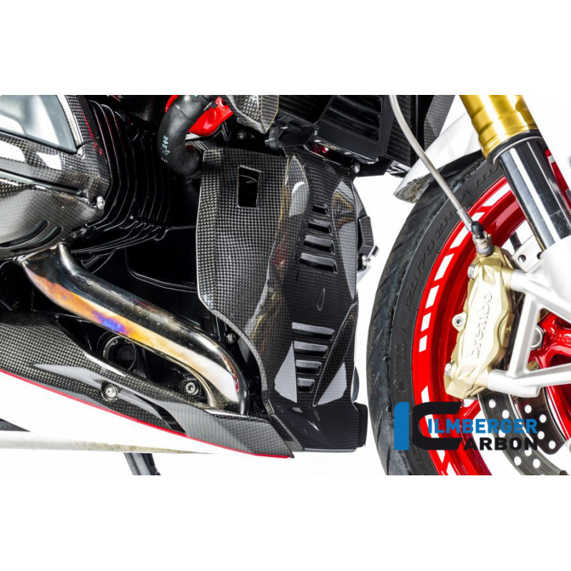 Sabot moteur partie centrale carbone pour BMW R 1200 R & RS | Ilmberger Carbon