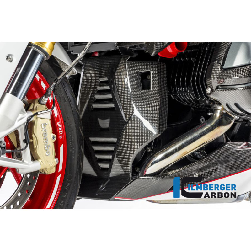 Sabot moteur partie centrale carbone pour R 1200 R & RS