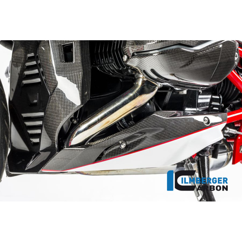 Sabot moteur partie gauche carbone pour BMW R 1200 R & RS | Ilmberger Carbon