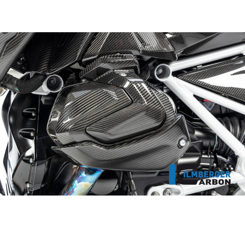 Cache de couvre-culasse gauche carbone pour R 1250 R & RS