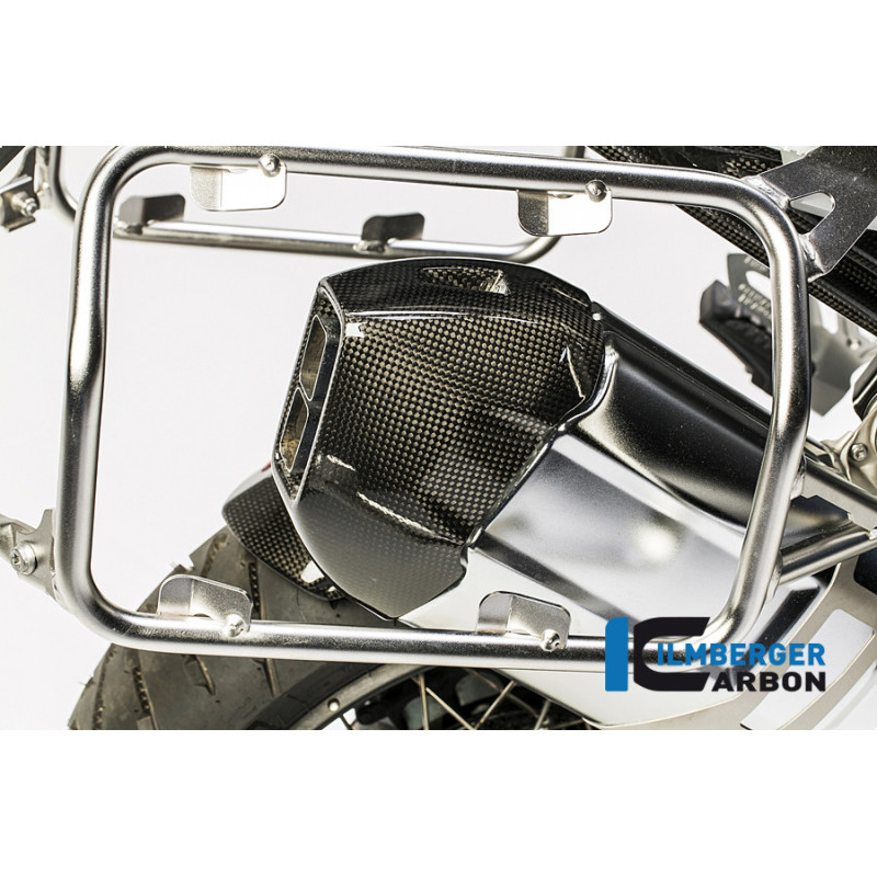 Protection thermique d'échappement arrière carbone pour BMW R 1200 GS & GSA | Ilmberger Carbon