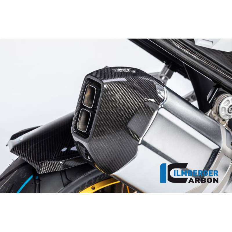 Protection thermique d'échappement arrière carbone pour BMW R 1250 GS & GSA | Ilmberger Carbon