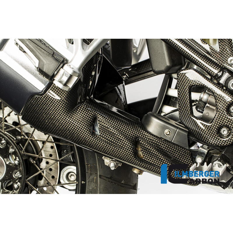 Protection thermique d'échappement basse carbone pour BMW R 1200 GS & GSA | Ilmberger Carbon