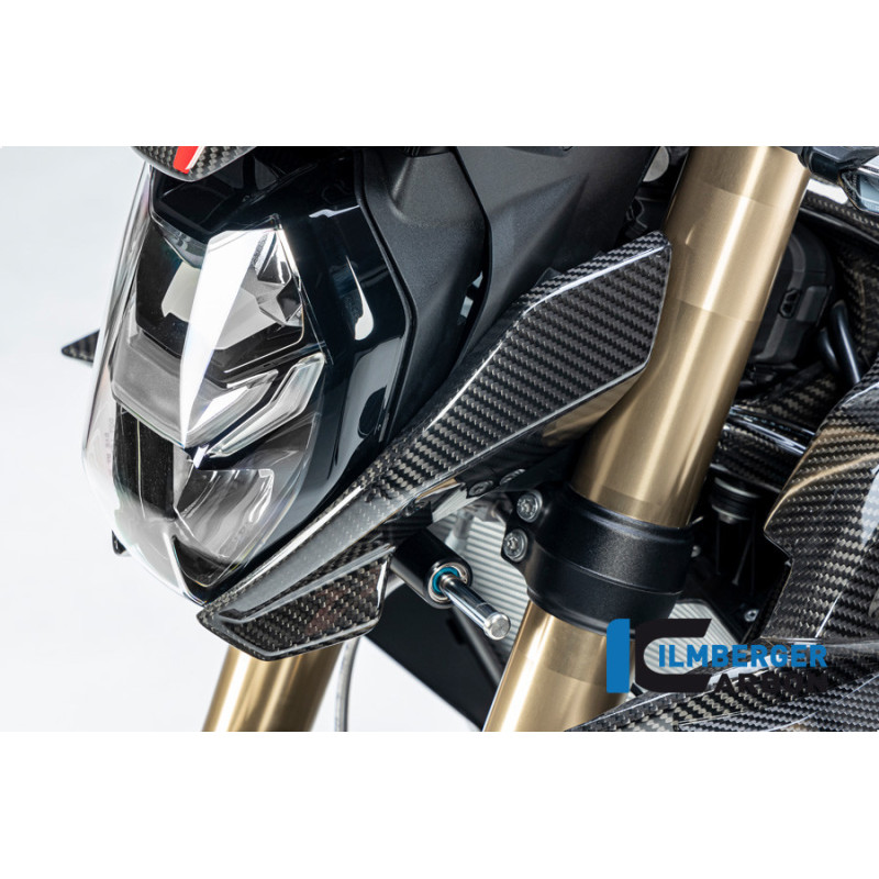 Cache latéral de phare gauche carbone pour BMW S 1000 R | Ilmberger Carbon