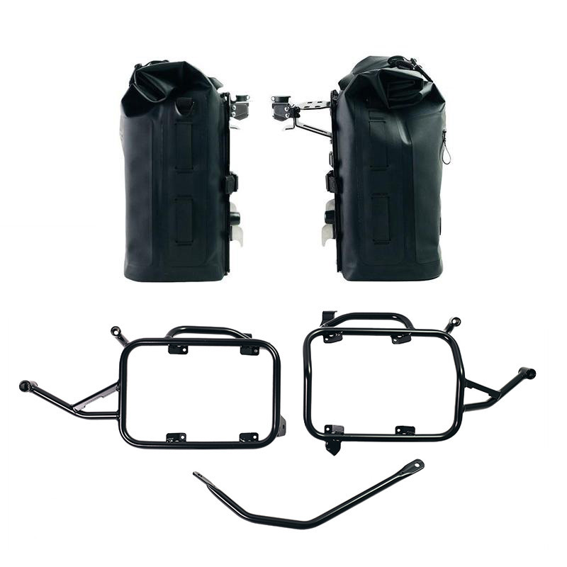 Khali TPU side panniers, 35L–45L + lockable mounts + mounts for the F 900GS – L'atelier Bleu Motostore
