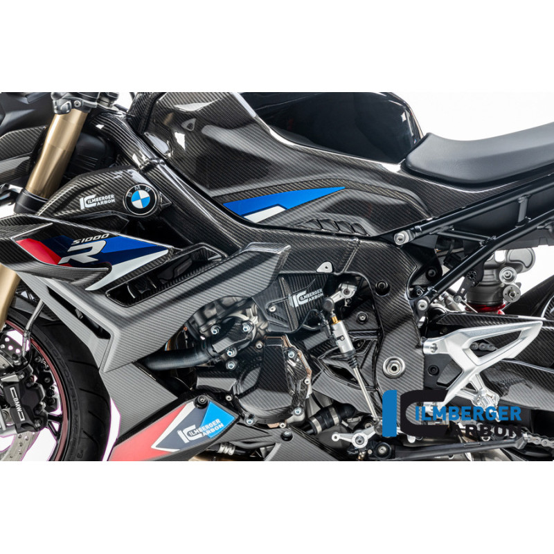 Cache de cadre gauche carbone pour BMW S 1000 R (E5+) | Ilmberger Carbon