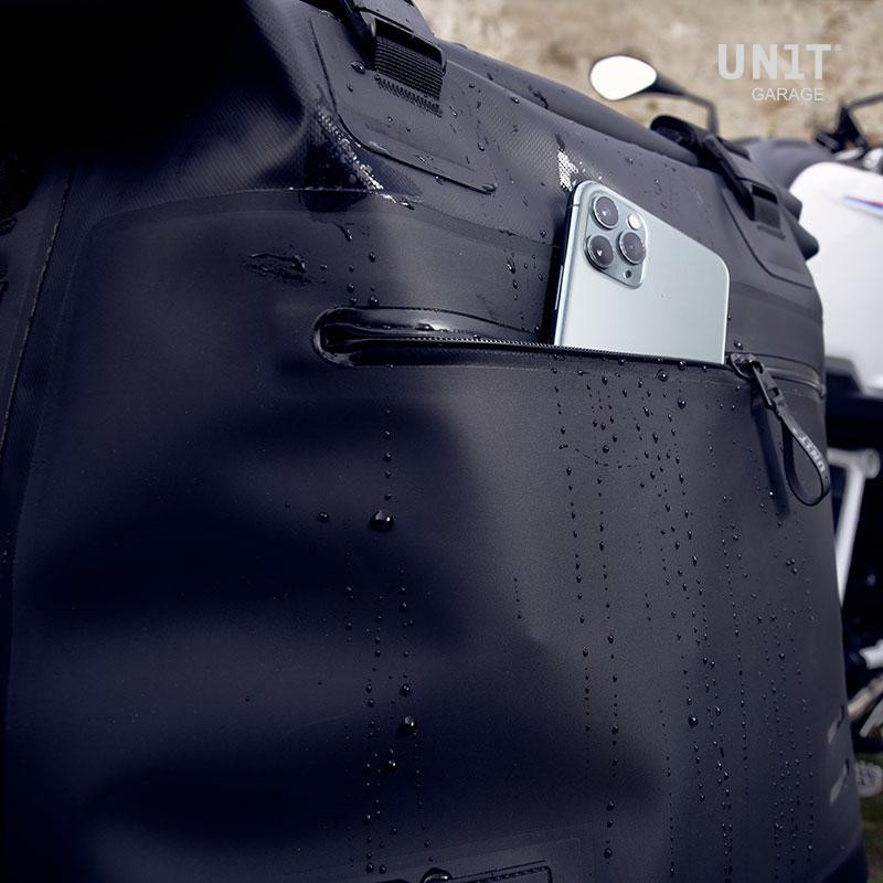 Sacoches latérales Khali en TPU 35L-45L + supports verrouillables + supports pour F 900GS - L'atelier Bleu Motostore