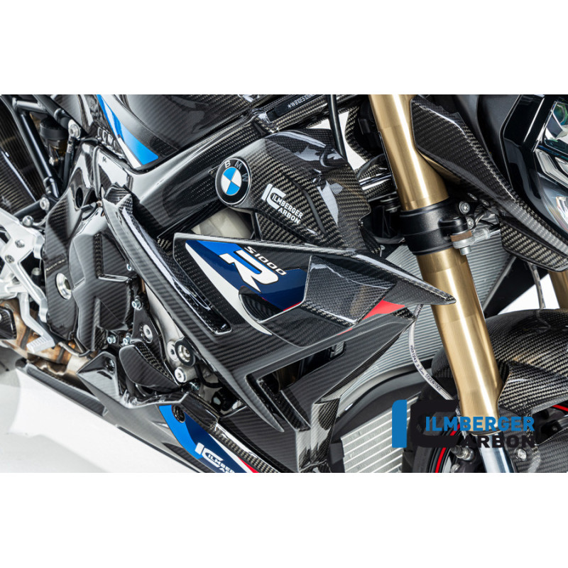 Habillage de radiateur droit carbone pour BMW S 1000 R (E5) | Ilmberger Carbon