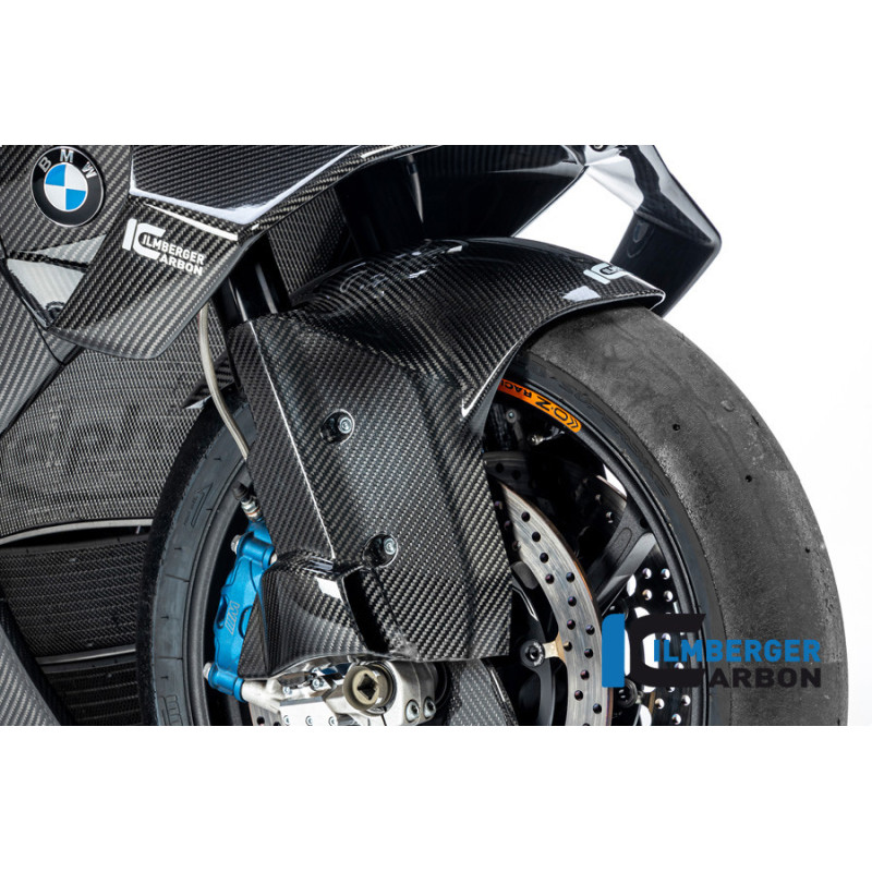Garde-boue avant à canaux d'air circuit carbone pour BMW S & M 1000 RR | Ilmberger Carbon