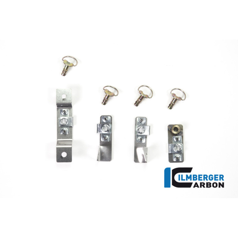 Kit de supports de carénage circuit carbone pour BMW S 1000 RR | Ilmberger Carbon