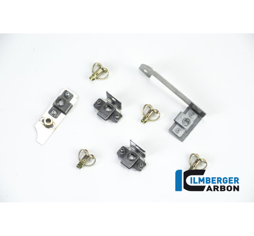 Kit de supports de carénage circuit carbone pour BMW S 1000 RR | Ilmberger Carbon