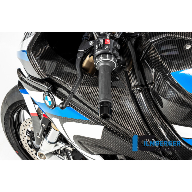Partie supérieure de flanc de carénage gauche carbone pour BMW S & M 1000 RR | Ilmberger Carbon