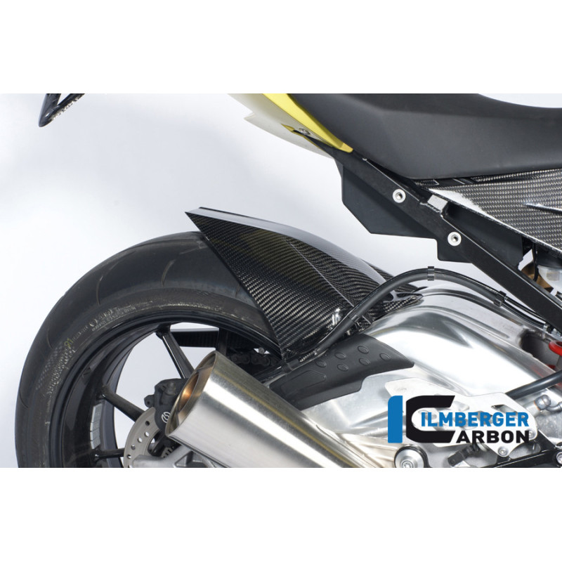 Garde-boue arrière avec protège-chaîne sans ABS carbone pour BMW S 1000 RR | Ilmberger Carbon