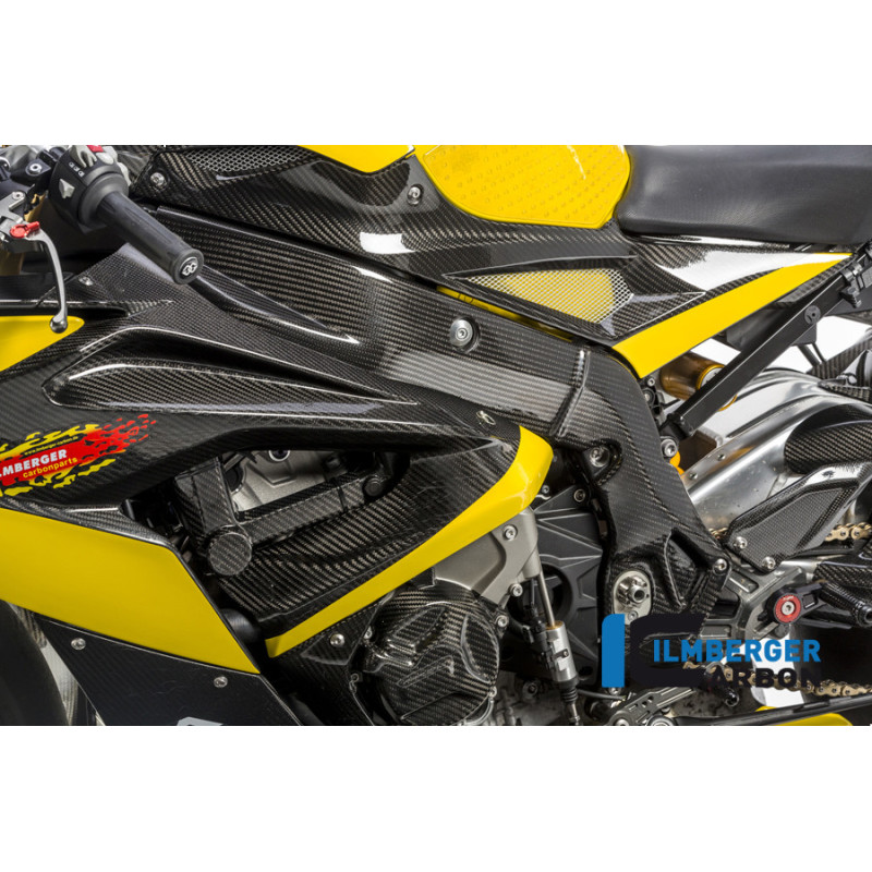 Cache de cadre gauche circuit carbone pour BMW S 1000 RR | Ilmberger Carbon