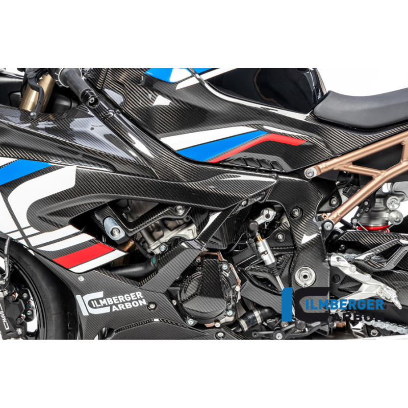 Cache de cadre grand modèle gauche carbone pour BMW S & M 1000 RR | Ilmberger Carbon