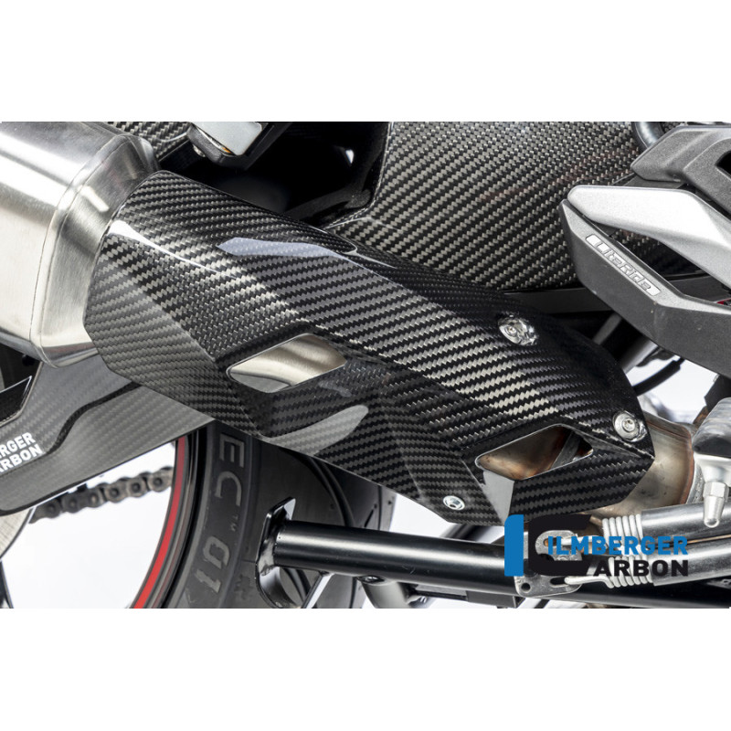 Protection thermique d'échappement carbone pour BMW S 1000 XR | Ilmberger Carbon