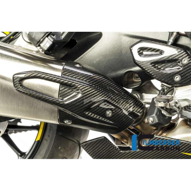 Protection thermique d'échappement carbone pour BMW S 1000 XR | Ilmberger Carbon