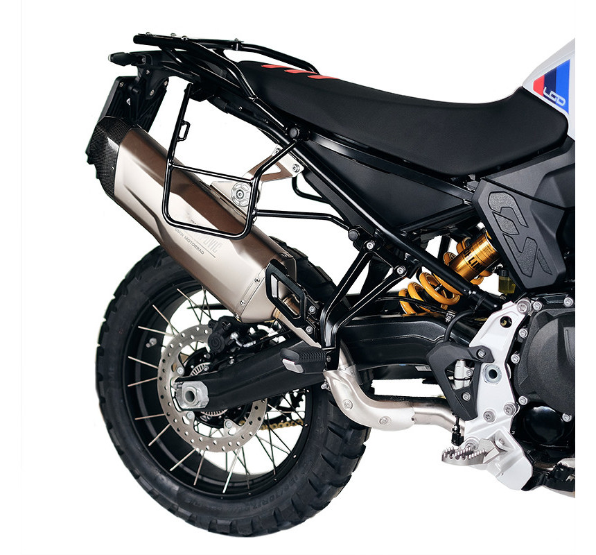 Khali TPU side pannier, 20L–26L, with right-hand mount for the F 900GS – L'atelier Bleu Motostore