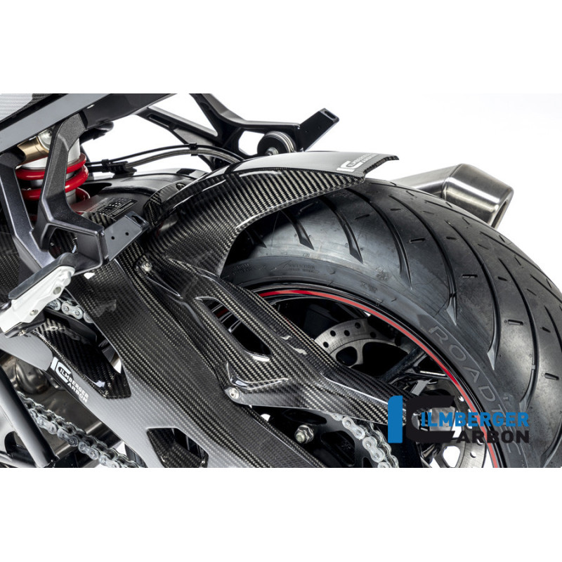 Garde-boue arrière avec protège-chaîne carbone pour BMW S & M 1000 XR | Ilmberger Carbon
