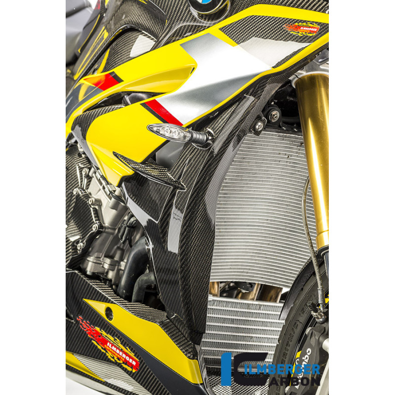 Habillage de radiateur droit carbone pour BMW S 1000 XR | Ilmberger Carbon