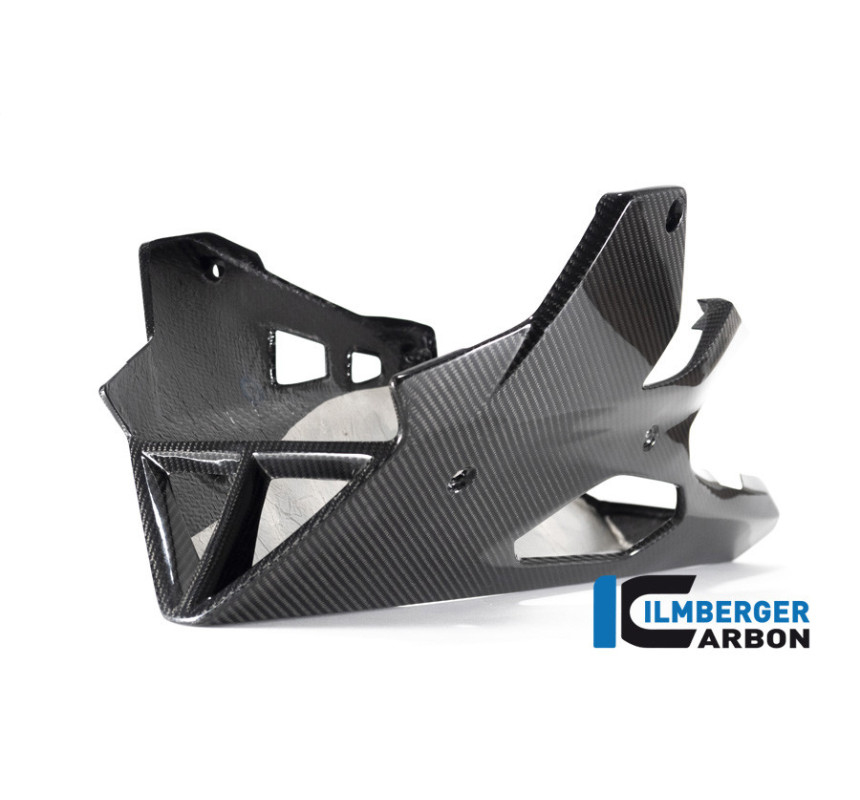 Sabot moteur version longue avec béquille centrale carbone pour BMW S 1000 XR | Ilmberger Carbon