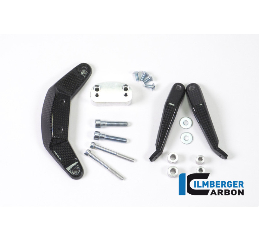 Kit de fixation de tête de fourche carbone pour BMW R nineT | Ilmberger Carbon