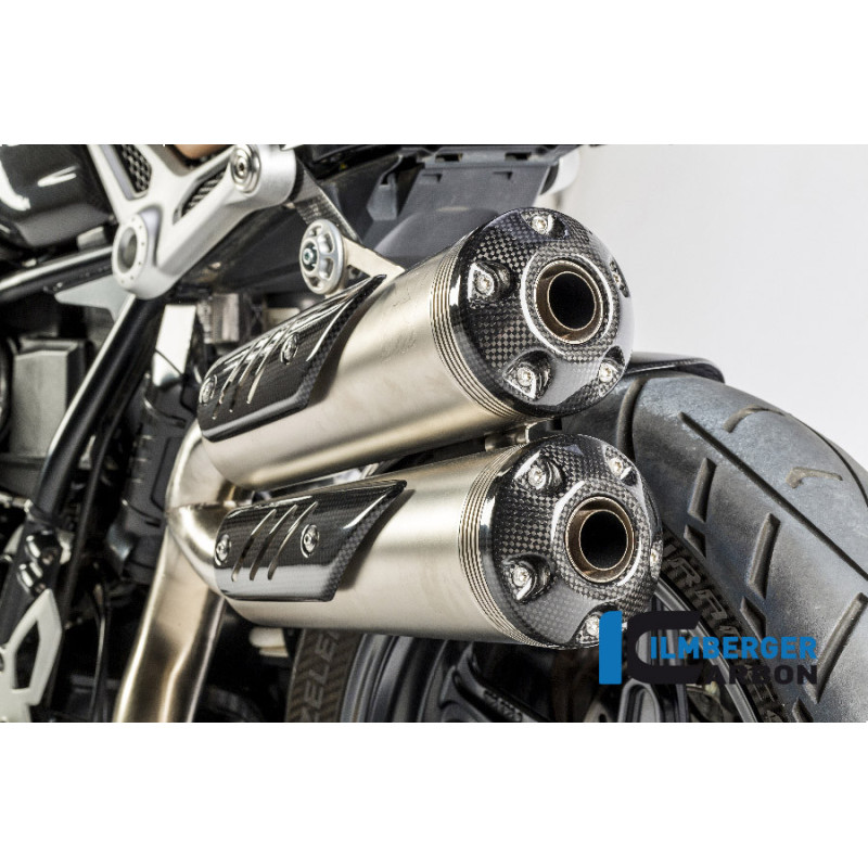Embouts d'échappement (paire) carbone pour BMW R nineT Scrambler | Ilmberger Carbon