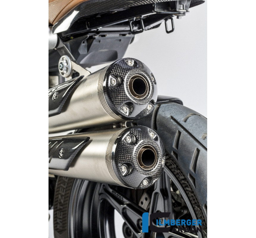 Embouts d'échappement carbone pour R nineT Scrambler