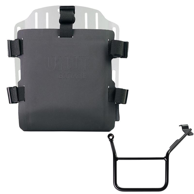 Porte-sacoche réglable en hypalon + support gauche pour F 900GS - L'atelier Bleu Motostore