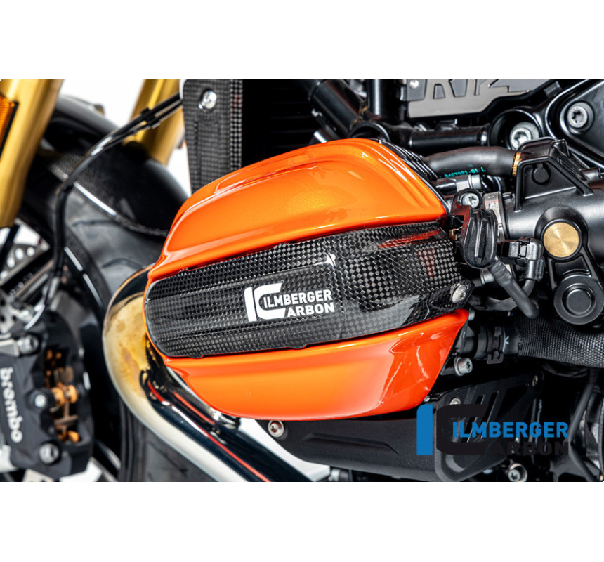 Cache de bougie gauche carbone pour BMW R 12 nineT | Ilmberger Carbon