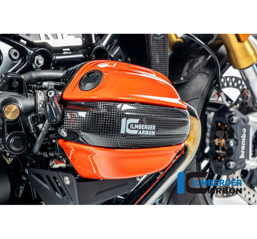 Couvercle de bobines d'allumage  droit carbone pour R 12 nineT & R 12 S