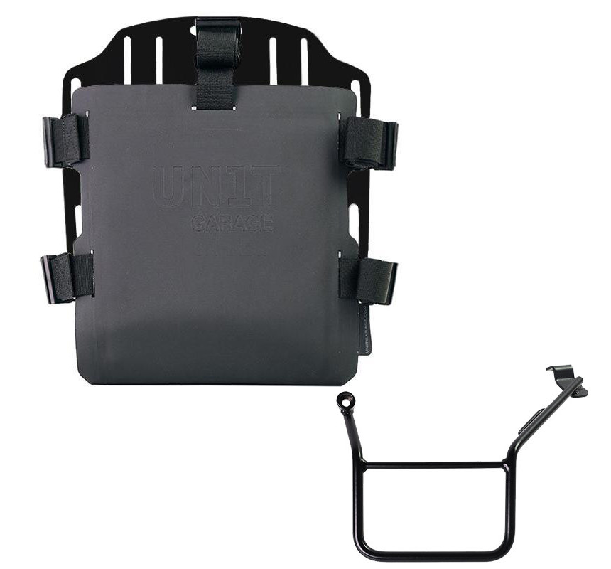 Porte-sacoche réglable en hypalon + support gauche pour F 900GS - L'atelier Bleu Motostore