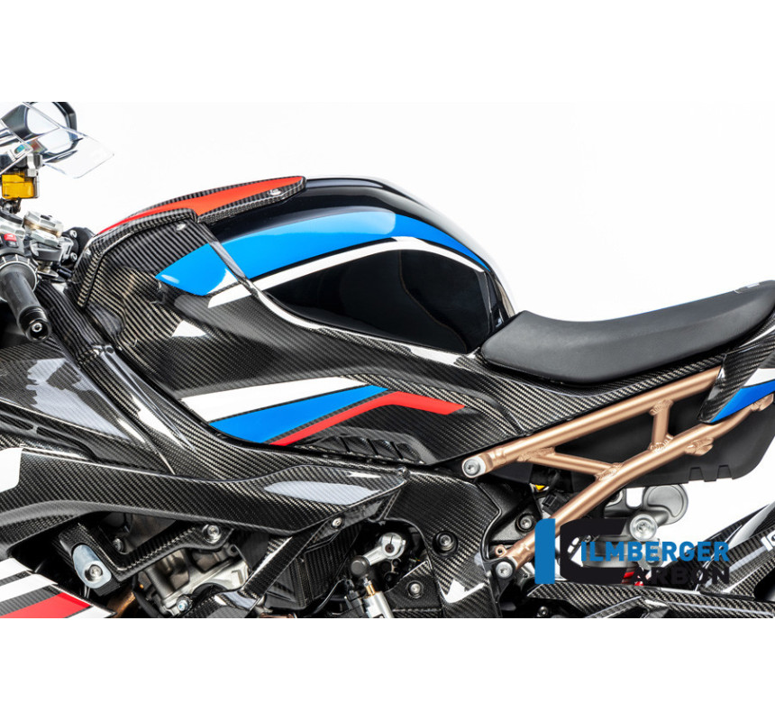 Cache latéral de réservoir complet gauche carbone pour BMW S 1000 R | Ilmberger Carbon