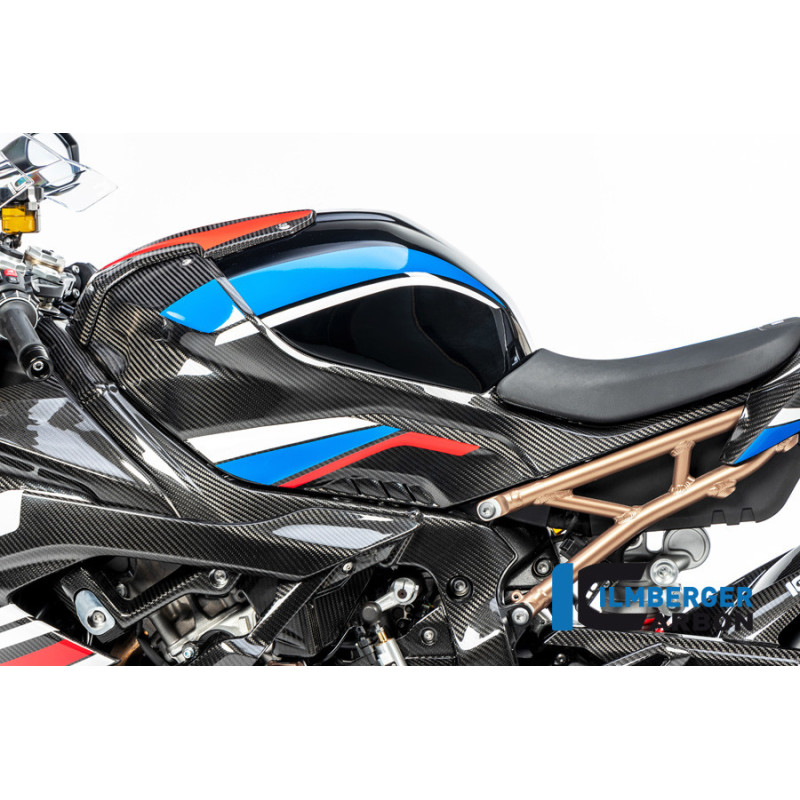 Cache latéral de réservoir complet gauche carbone pour BMW S 1000 R | Ilmberger Carbon