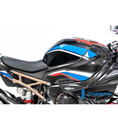Cache latéral de réservoir complet droit carbone pour BMW S 1000 R | Ilmberger Carbon