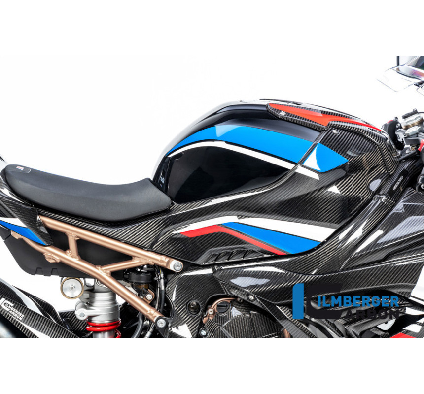 Cache latéral de réservoir complet droit carbone pour BMW S 1000 R | Ilmberger Carbon