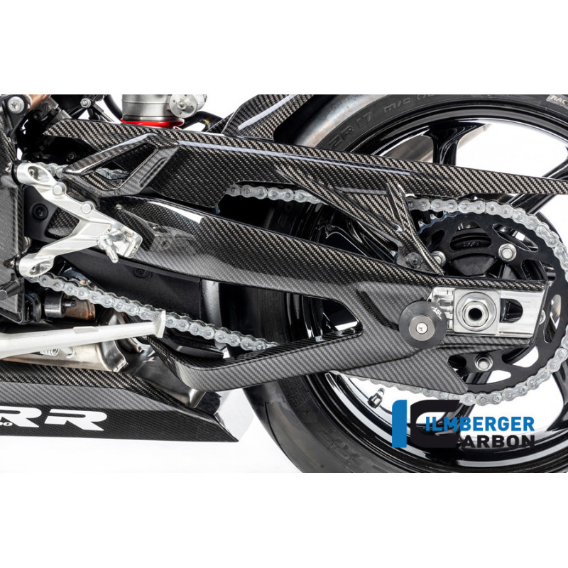 Cache de bras oscillant gauche carbone pour BMW S 1000 R | Ilmberger Carbon