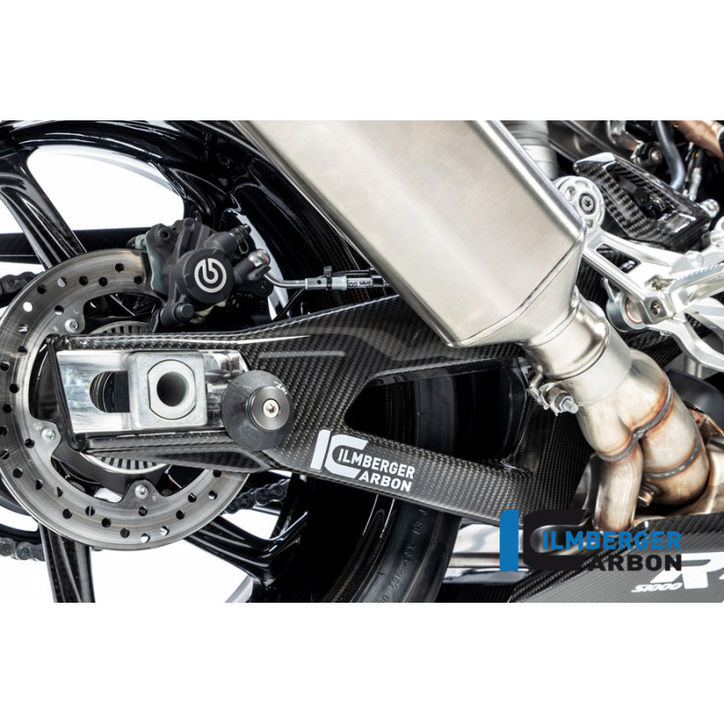 Cache de bras oscillant droit carbone pour BMW S 1000 R | Ilmberger Carbon