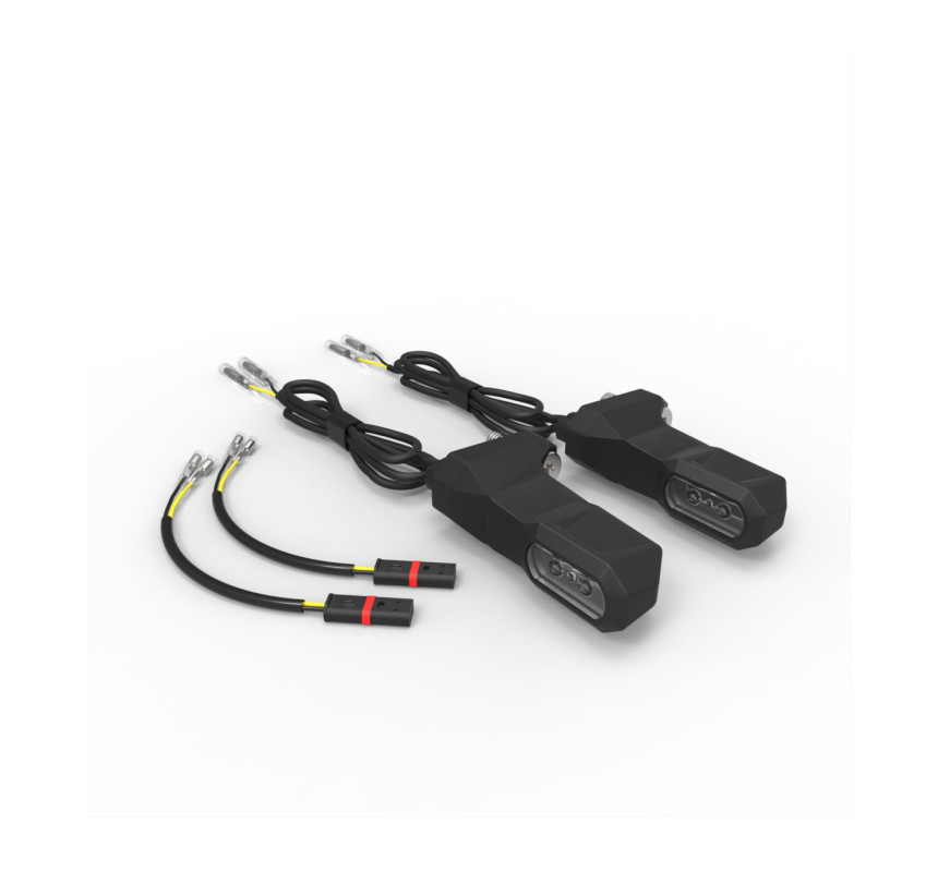 Clignotants ADV Pro avec adaptateur 3in1 V2 | Motoism