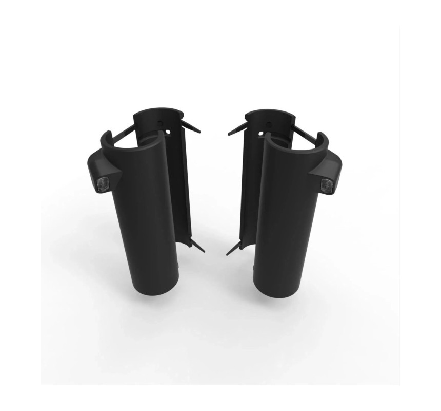 Capots de fourche Type Three Seamless SET 2 avec adaptateur V2 | Motoism