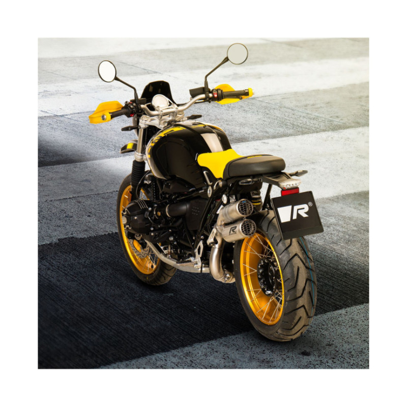 Silencieux Double Mesh haut pour R nineT Scrambler et R nineT Urban G/S échappement haut | Remus