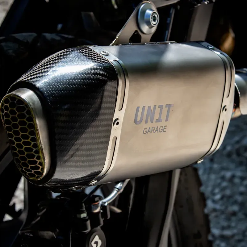 Silencieux échappement titane pour F 450 GS