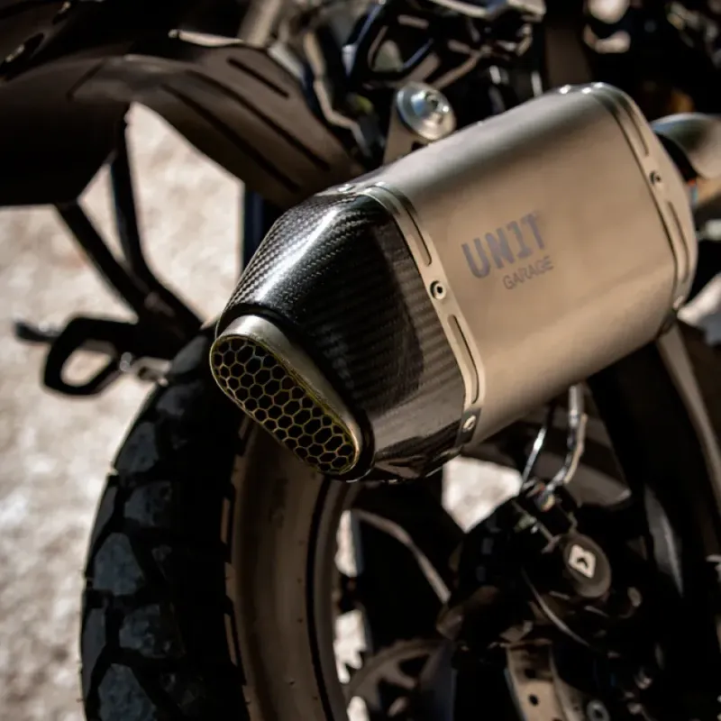 Échappement titane homologué pour BMW F 450 GS