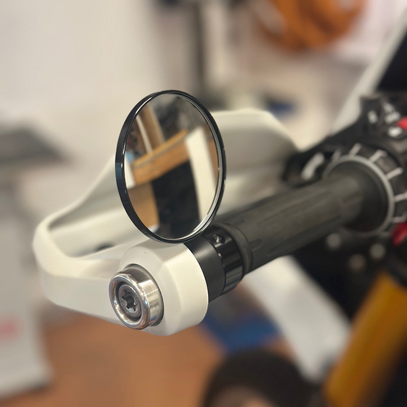 Rear-view mirror for original hand guards - L'atelier Bleu Motostore