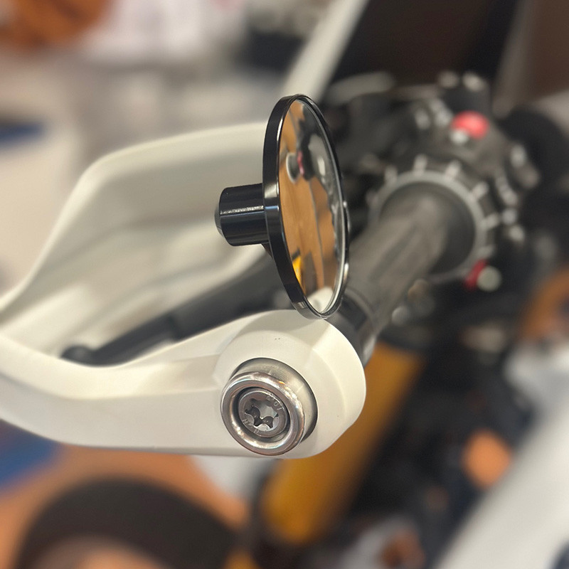 Rear-view mirror for original hand guards - L'atelier Bleu Motostore