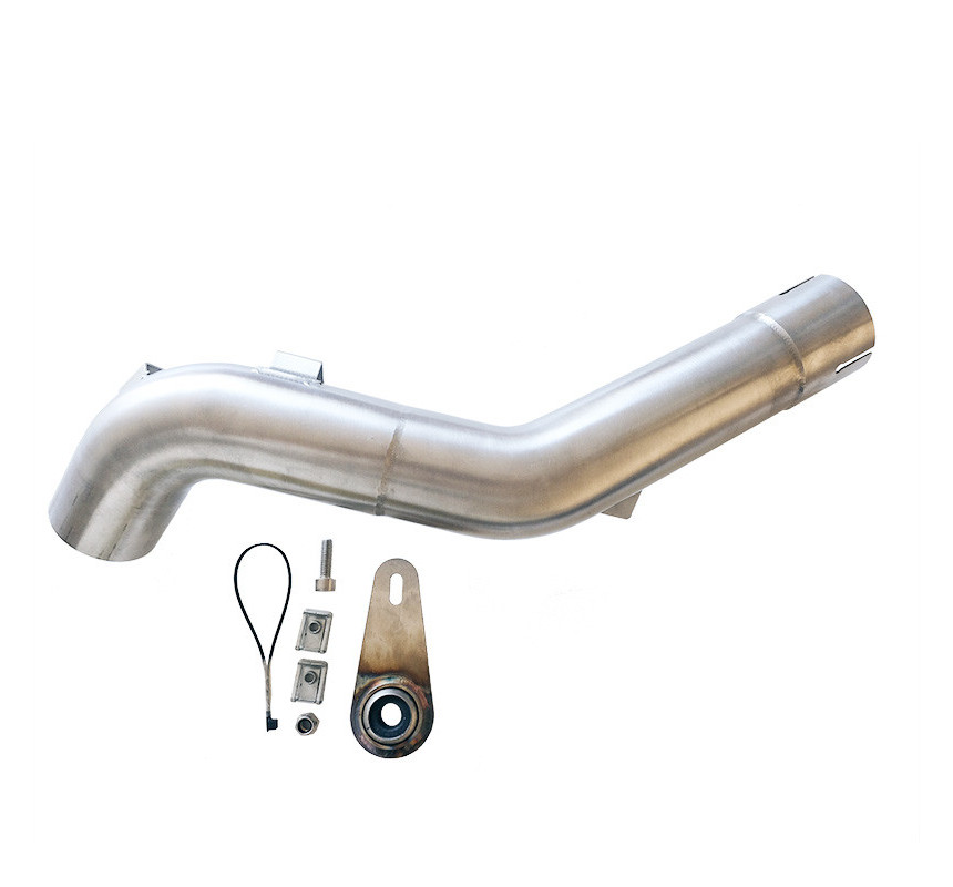 Eliminateur catalyseur en inox pour F 900GS et ADV - L'atelier Bleu Motostore