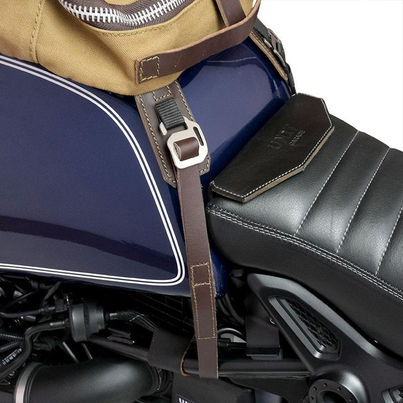 23L canvas tank bag - L'atelier Bleu Motostore
