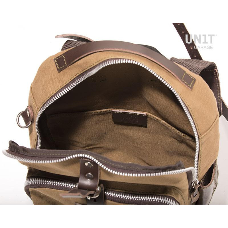 23L canvas tank bag - L'atelier Bleu Motostore