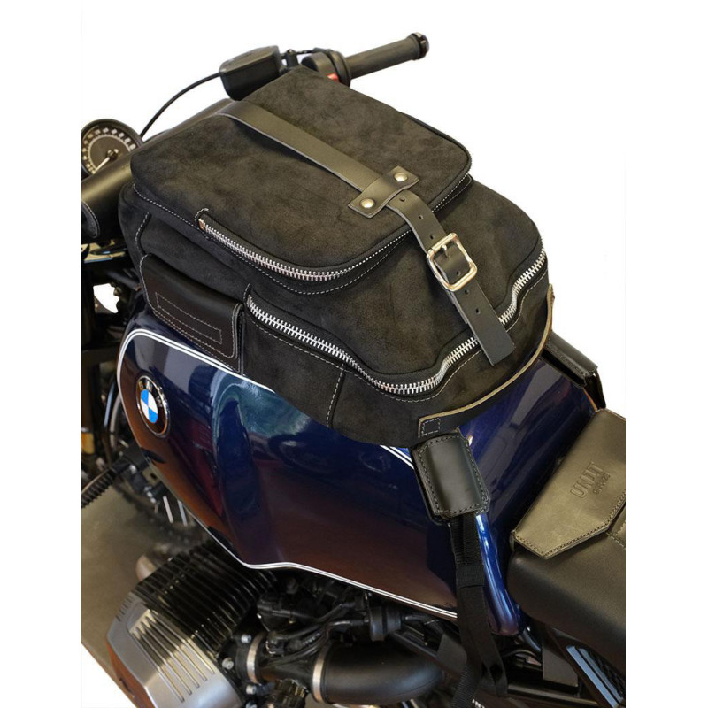 23L Leather Tank Bag - L'atelier Bleu Motostore