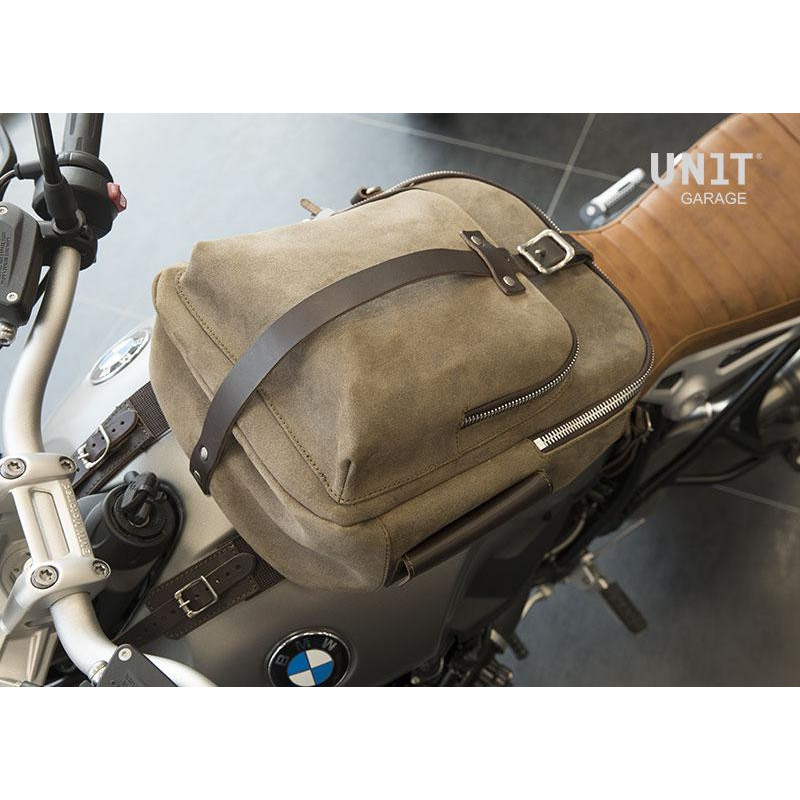 23L Leather Tank Bag - L'atelier Bleu Motostore